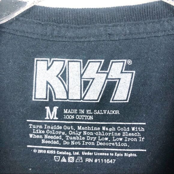KISS | Destroyer Black Short Sleeve Graphic Band Tee Unisex Size Medium - Picture 6 of 7